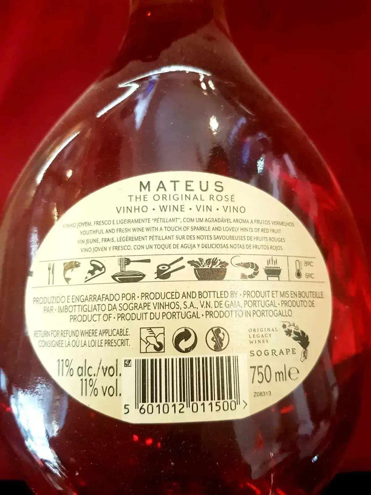 Vino Rosato "Mateus Rosé"